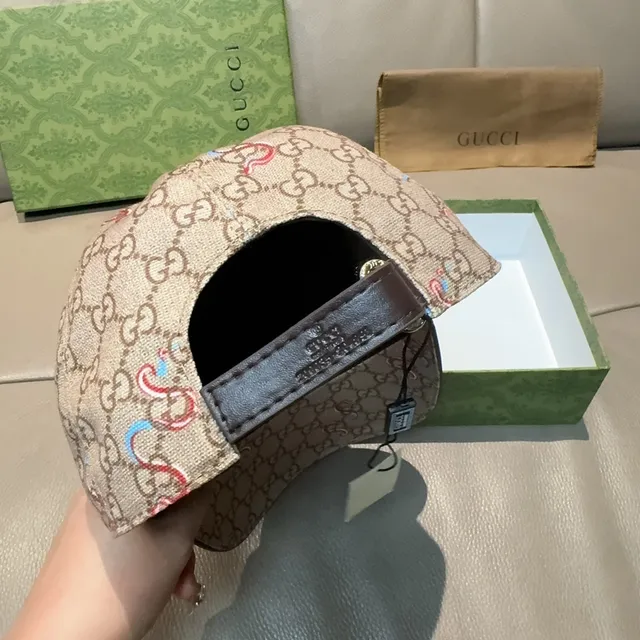 Gucci GG Monogram Embroidered Serpent Baseball Cap 3