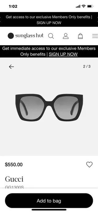 Gucci GG1300S Lunettes de soleil oversized écaille de tortue et vert 2