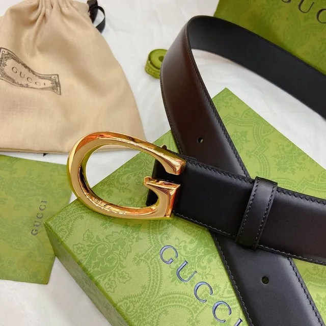 Gucci Horsebit 1955 Black Gold Interlocking G Buckle Polished Hardware Leather Belt 5
