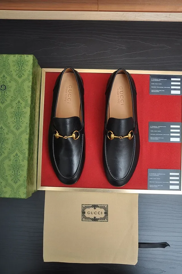 Gucci Horsebit 1955 काले चमड़े का हॉर्सबिट बकल लोफर 2