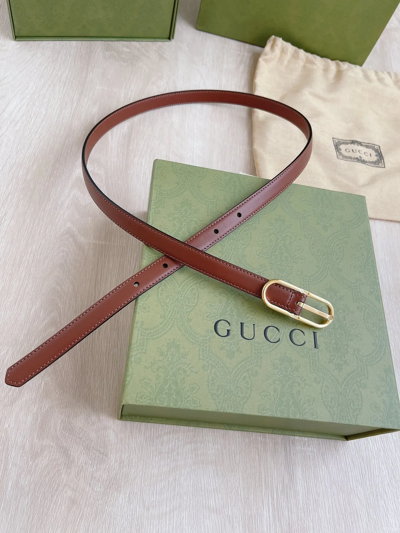Gucci Horsebit 1955 Brown Leather Belt 3