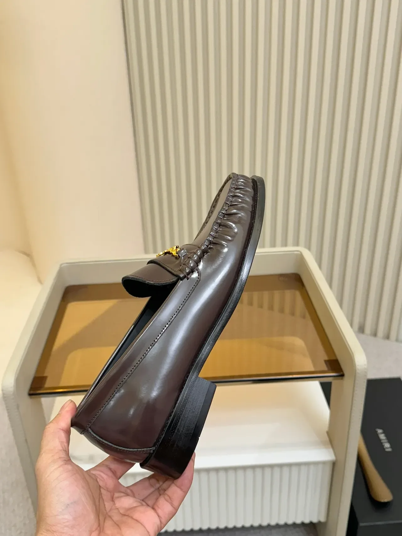 Gucci Horsebit 1955 Brown Leather Gold Hardware Loafers 4