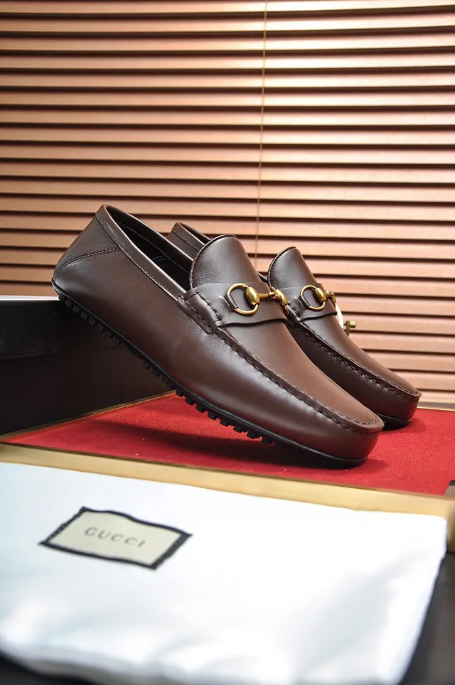 Gucci Horsebit 1955 Brown Leather Loafer 9