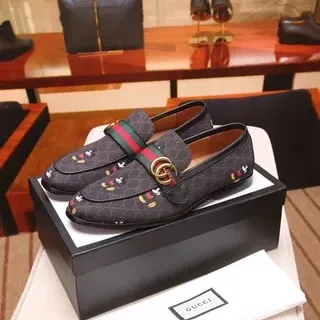 Gucci Horsebit 1955 GG Monogram Mickey Mouse Loafers
