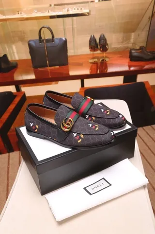 Gucci Horsebit 1955 GG Monogram Mickey Mouse Loafers 5