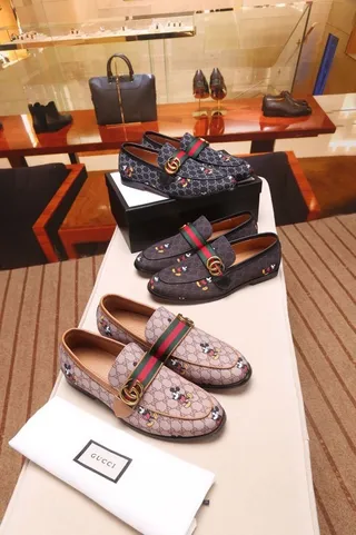 Gucci Horsebit 1955 GG Monogram Mickey Mouse Loafers 6