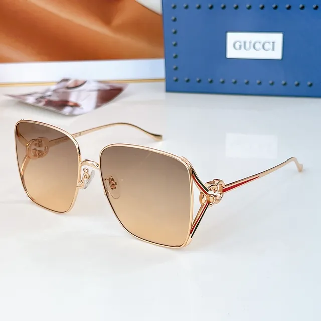 Gucci Horsebit 1955 Rectangular Gradient Lens Sunglasses 6