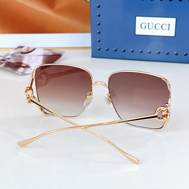 Gucci Horsebit 1955 Rectangular Gradient Lens Sunglasses 9