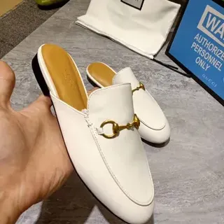 Gucci Horsebit 1955 White Leather Horsebit Loafer