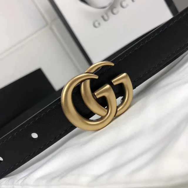 Gucci Ophidia Interlocking G Black Leather Belt 4