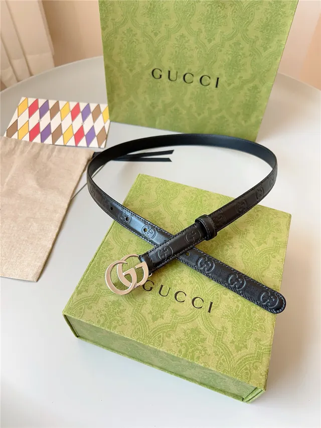 Gucci Ophidia Red Embossed GG Leather Belt 12