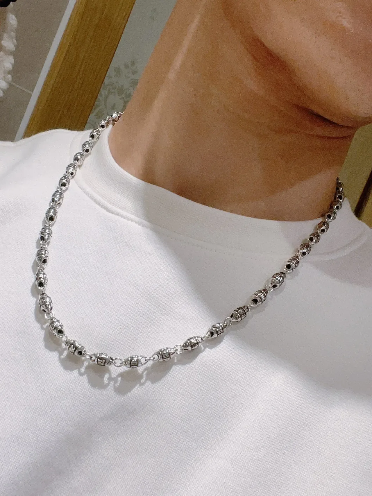 Gucci Ornate Beaded Chain Dragon-Head Clasp Necklace 3