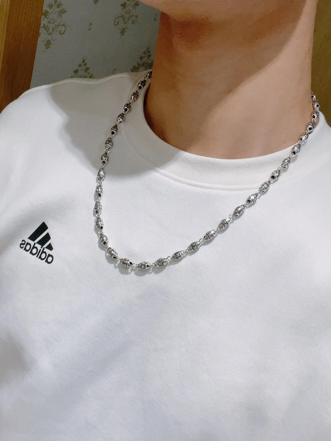 Gucci Ornate Beaded Chain Dragon-Head Clasp Necklace 9