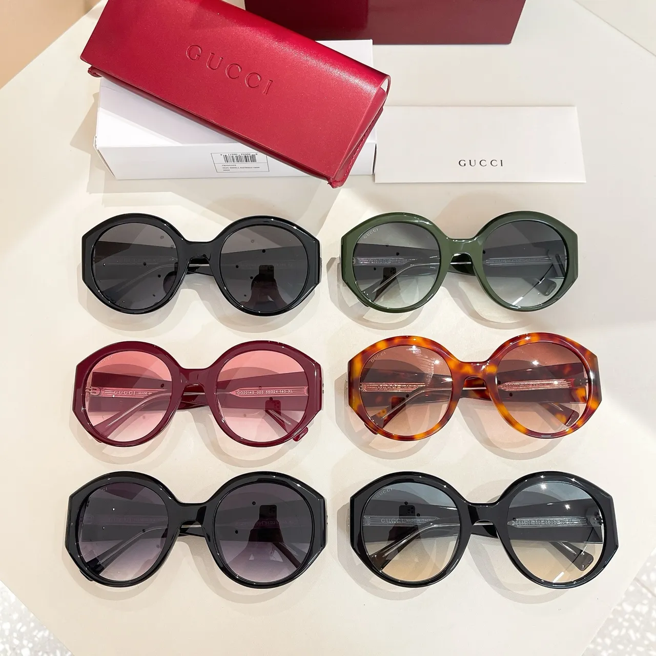 Gucci Oversized Round Black Sunglasses 8