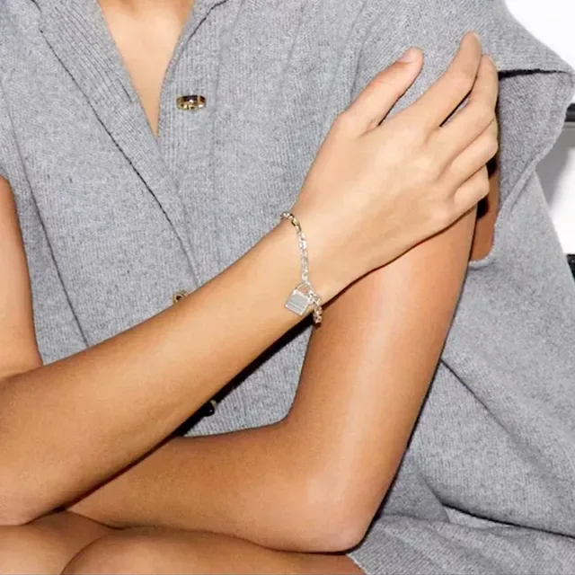 Gucci Padlock Silver Chain Bracelet 7