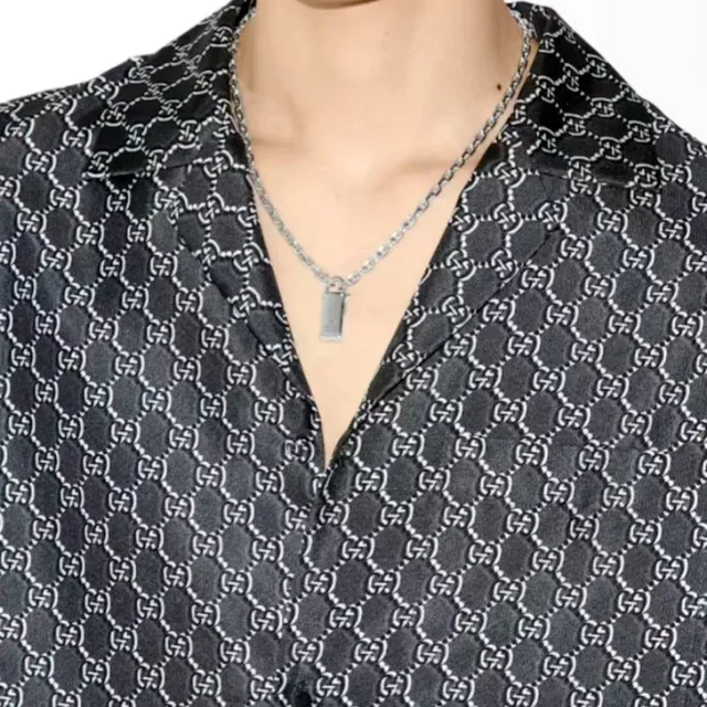 Gucci Padlock Silver Chain Bracelet 8