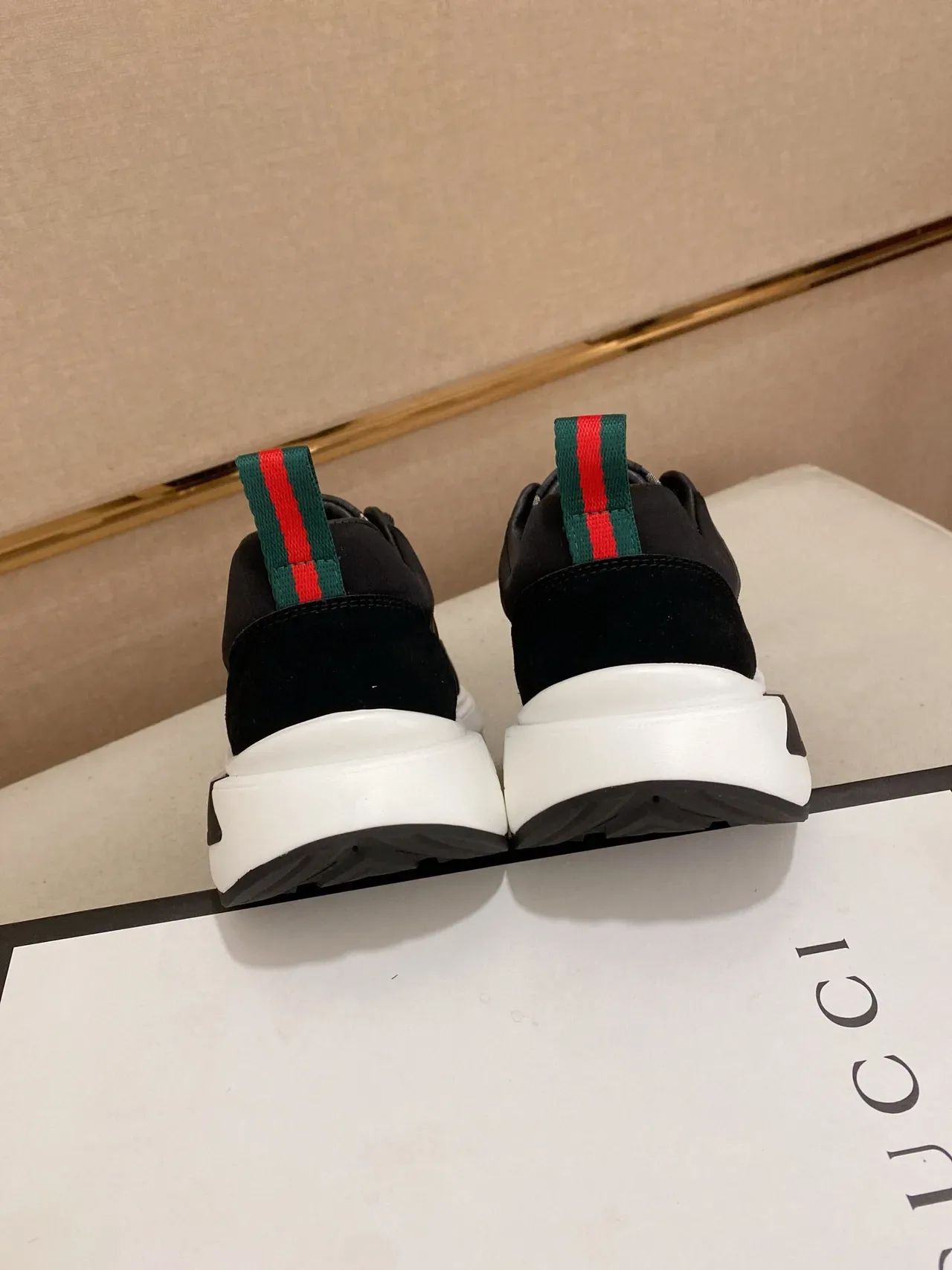 Gucci Screener GG Monogram Black and Blue Lifestyle Sneakers 8