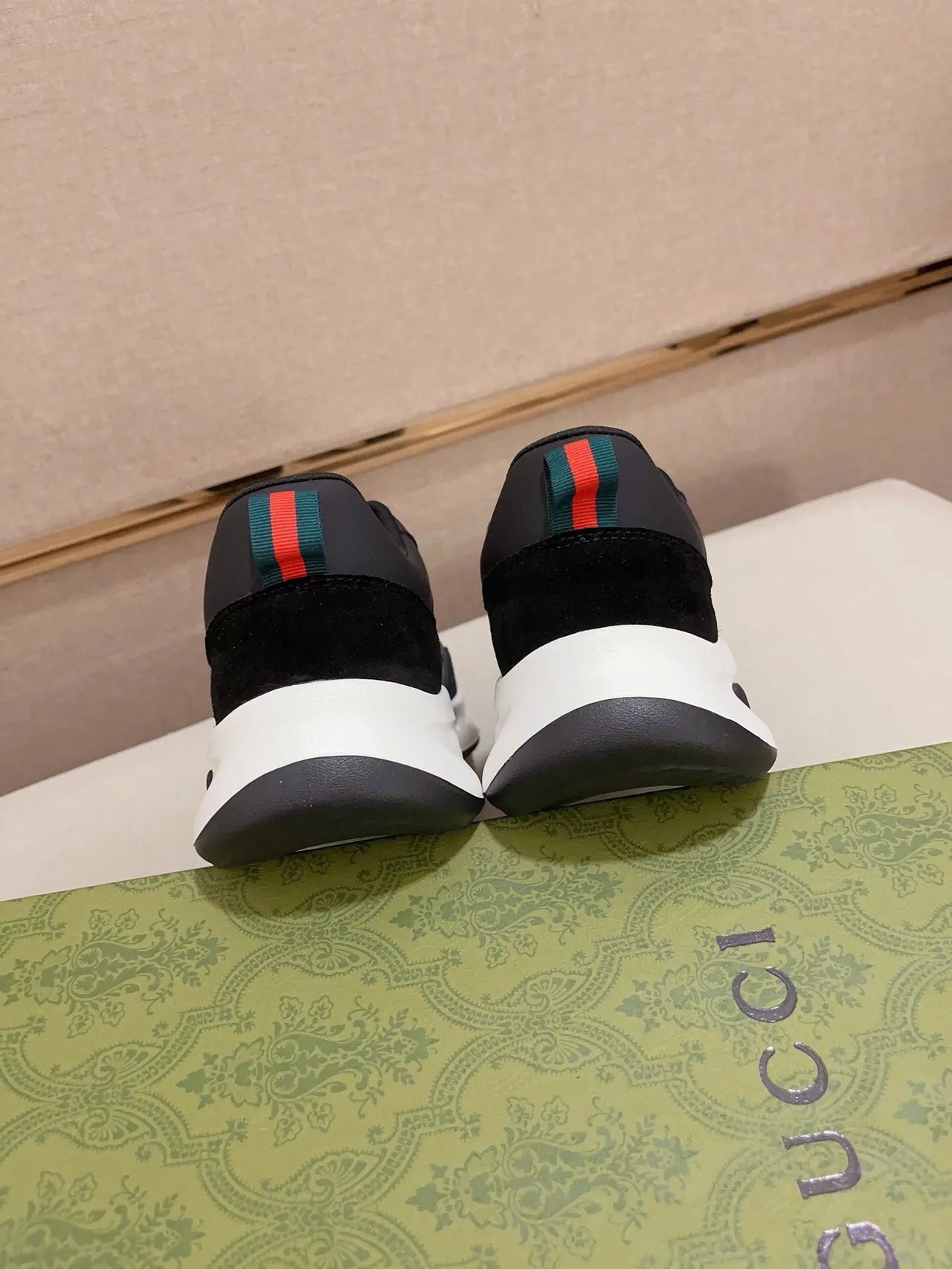 Gucci Screener GG Monogram Canvas and Suede Chunky Sneakers 8