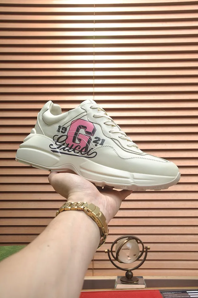 Gucci Screener Off-White Graphic Logo Chunky Sneakers 5