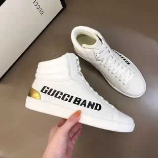 Gucci Screener White Gold Accent Lifestyle Sneakers