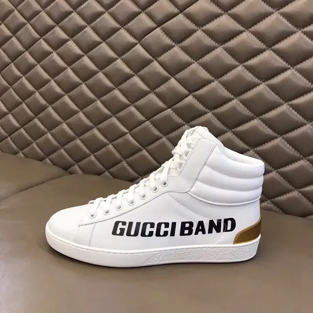 Gucci Screener White Gold Accent Lifestyle Sneakers 6