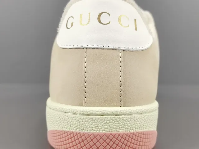 Gucci Tennis 1977 Beige Pink Yellow Blue Lifestyle Sneakers 7