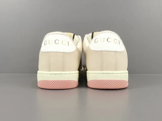Gucci Tennis 1977 Beige Pink Yellow Blue Lifestyle Sneakers 17