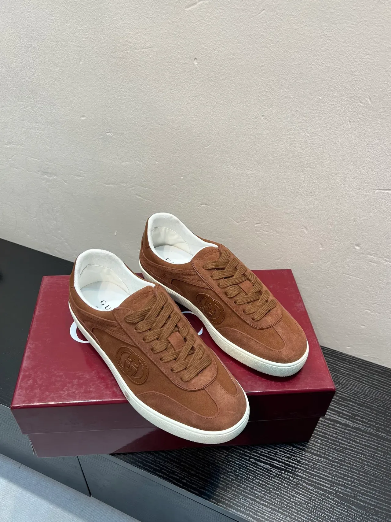 Gucci Tennis 1977 Brown Suede Lifestyle Sneakers 5