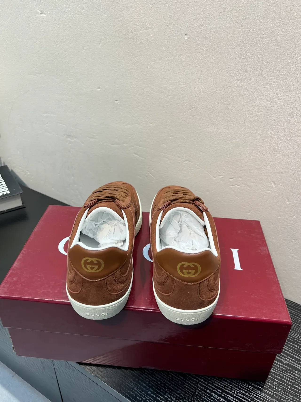 Gucci Tennis 1977 Brown Suede Lifestyle Sneakers 6