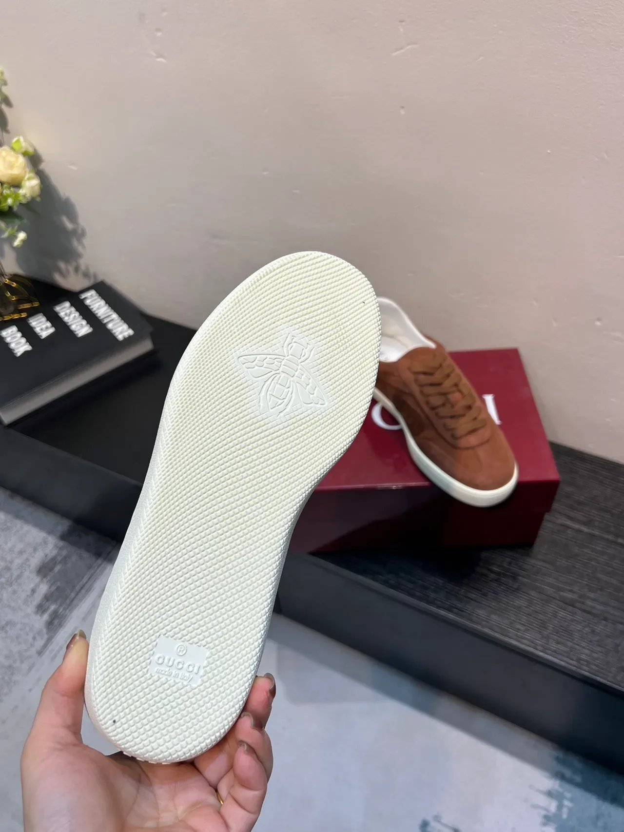 Gucci Tennis 1977 Brown Suede Lifestyle Sneakers 8