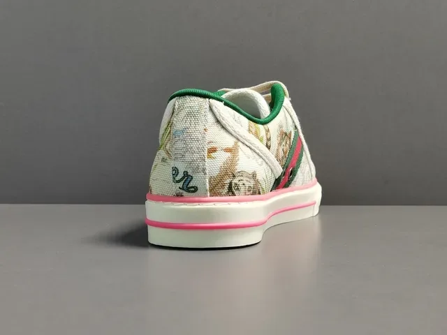 Gucci Tennis 1977 Floral Print Web Stripe Lifestyle Sneakers 15
