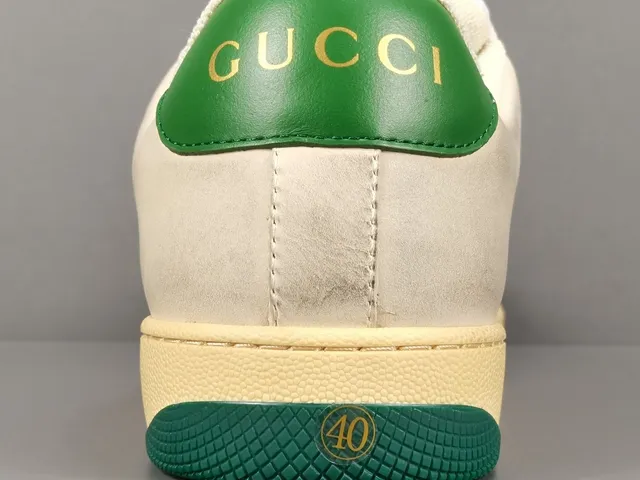 Gucci Tennis 1977 Off-White Green Orange Web Stripe Lifestyle Sneakers 10