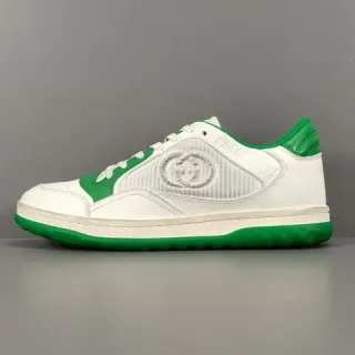 Gucci Tennis 1977 White and Green Lifestyle Sneakers