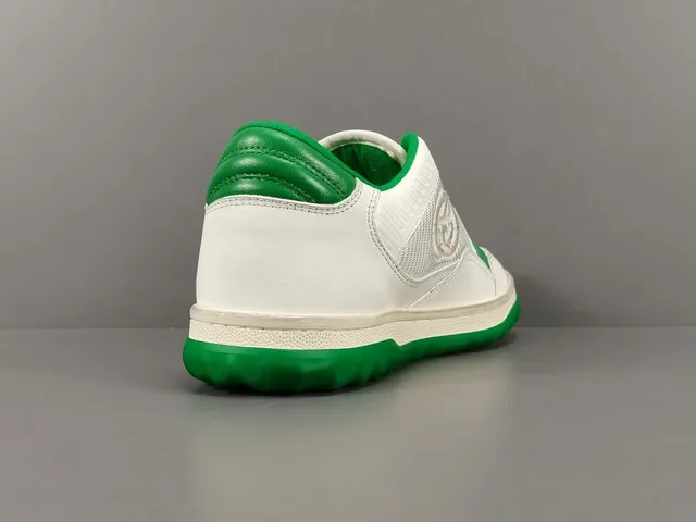 Gucci Tennis 1977 White and Green Lifestyle Sneakers 14