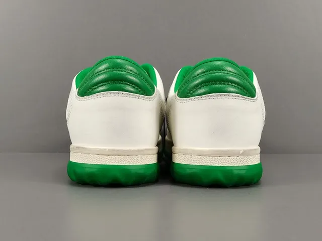 Gucci Tennis 1977 White and Green Lifestyle Sneakers 17