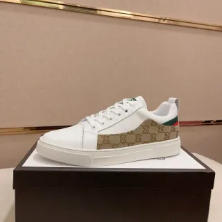 Gucci Tennis 1977 White Beige Green Red Lifestyle Sneakers
