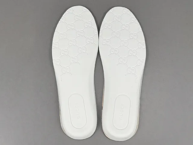 Gucci White Pink Sole Leather Upper Chunky Sneakers 3