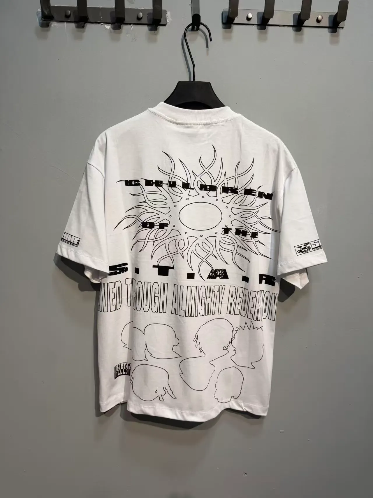 Hellstar Children of the Night Graphic Print White T-Shirt 6