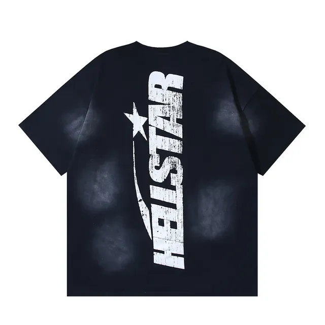 Hellstar Flame Profile Distressed Print Oversized T-Shirt 3