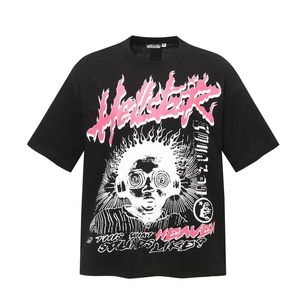 Hellstar Graphic Flame Logo Oversized T-Shirt 2