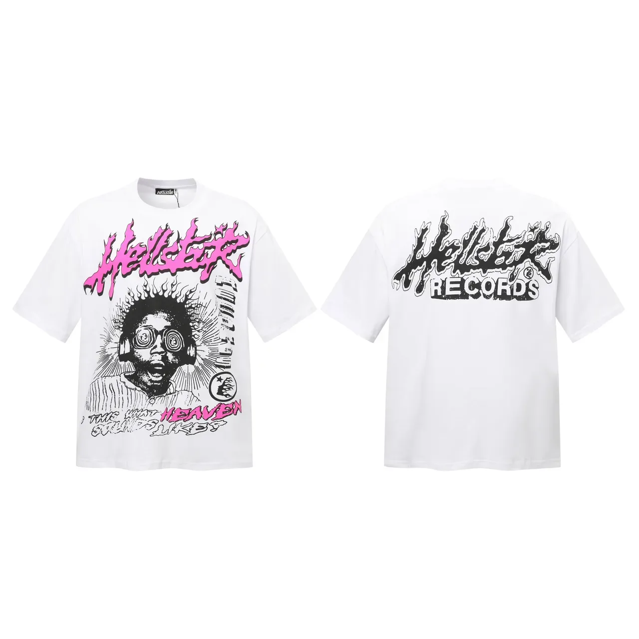 Hellstar Graphic Flame Logo Oversized T-Shirt 9