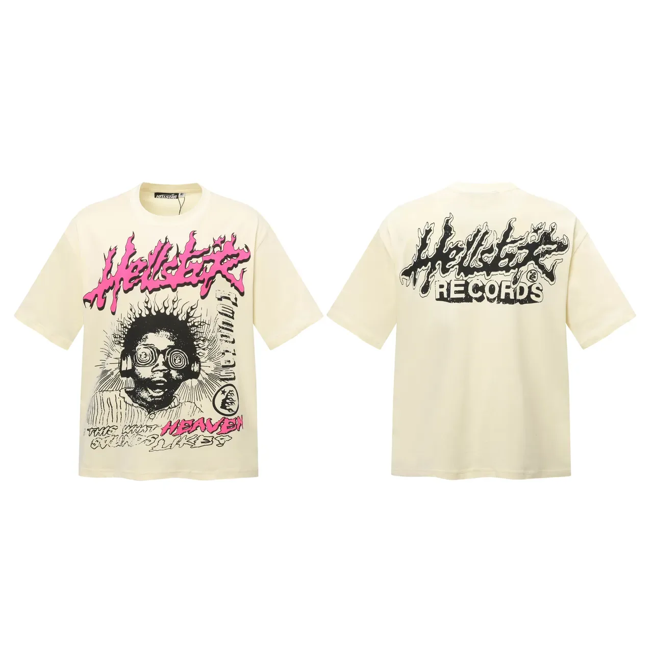 Hellstar Graphic Flame Logo Oversized T-Shirt 10