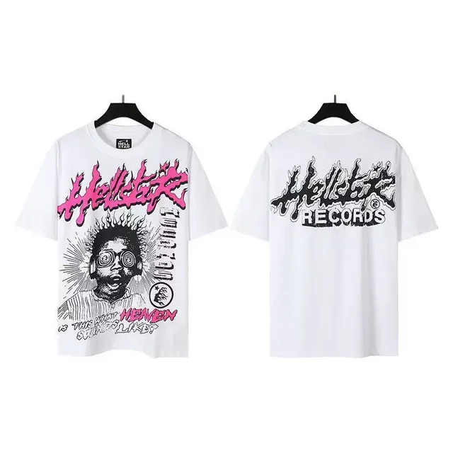Hellstar Graphic Flame Logo Oversized T-Shirt 12