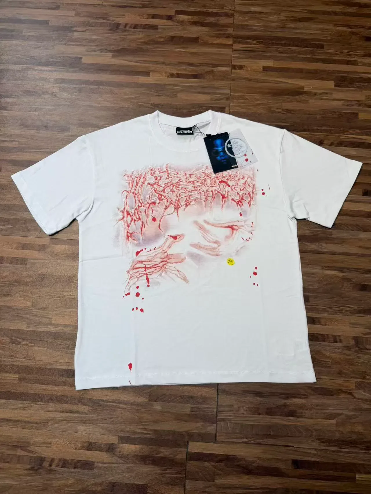 Hellstar Graphic-Print Distressed Horror-Inspired Oversized T-Shirt 5