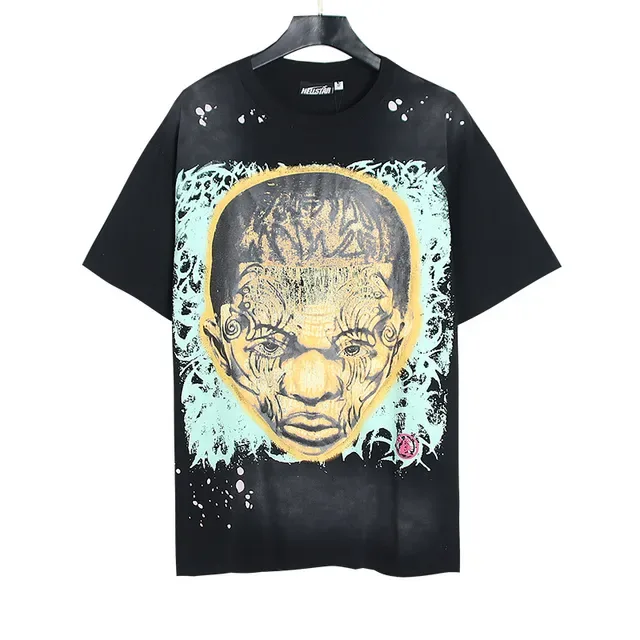 Hellstar New Estament Oversized Graphic Print Black T-Shirt 5