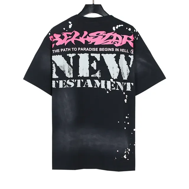Hellstar New Estament Oversized Graphic Print Black T-Shirt 6