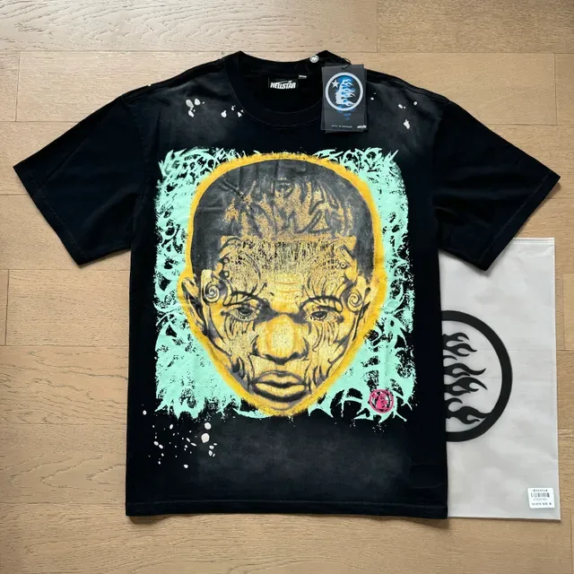 Hellstar New Estament Oversized Graphic Print Black T-Shirt 8