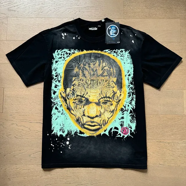 Hellstar New Estament Oversized Graphic Print Black T-Shirt 9