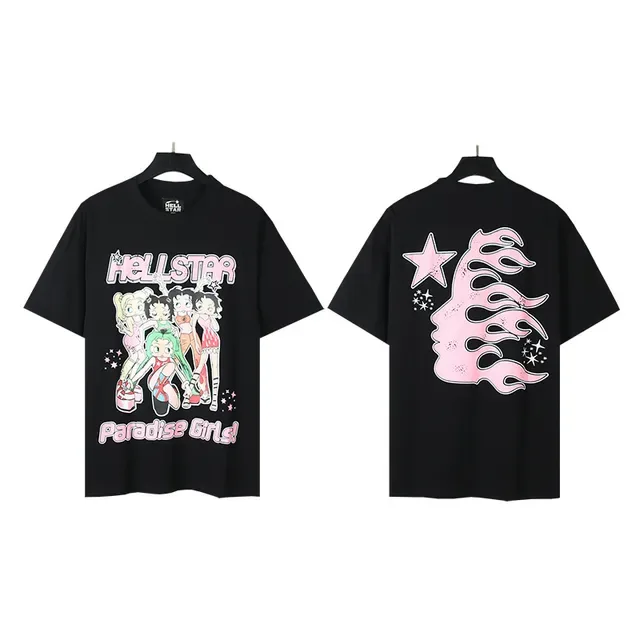 Hellstar Paradise Girls Graphic Oversized T-Shirt 3