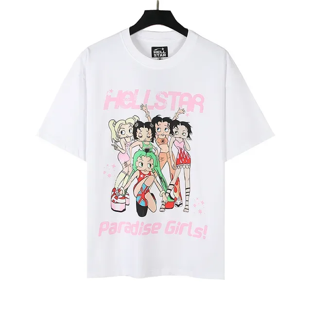 Hellstar Paradise Girls Graphic Oversized T-Shirt 7